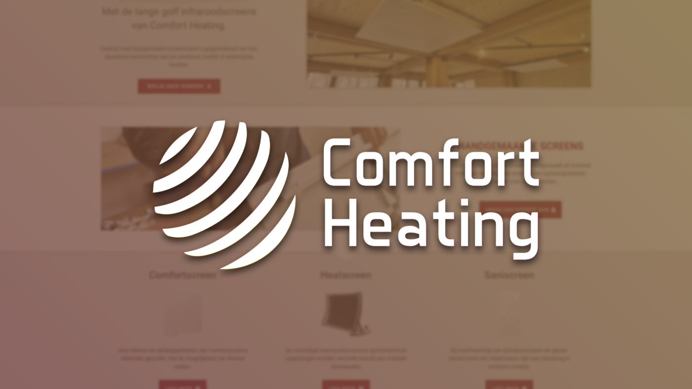 Comfort Heating - lancering nieuwe website